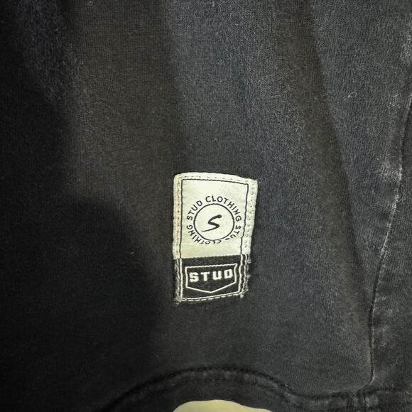 STUD Clothing “RAISE DNGR” Winged Skeleton T-Shirt | Gothic Patch Graphic Tee (S - Picture 5 of 7